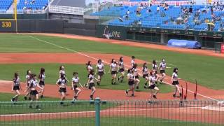 20140427桃猿主場對象一日雙戰首戰Lamigirls開場舞