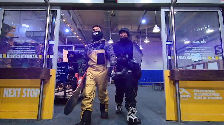 Snowplanet indoor snowboarding in AUCKLAND w/ Gopro Hero 7 Black, Hero 4 session