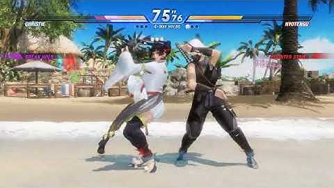 DOA6 Christie 💥 Nyotengu | CPU vs CPU AI vs AI (hardest level 8)