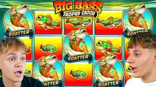 WE HIT A 5 SCATTER ON BIG BASS TROPHY CATCH!