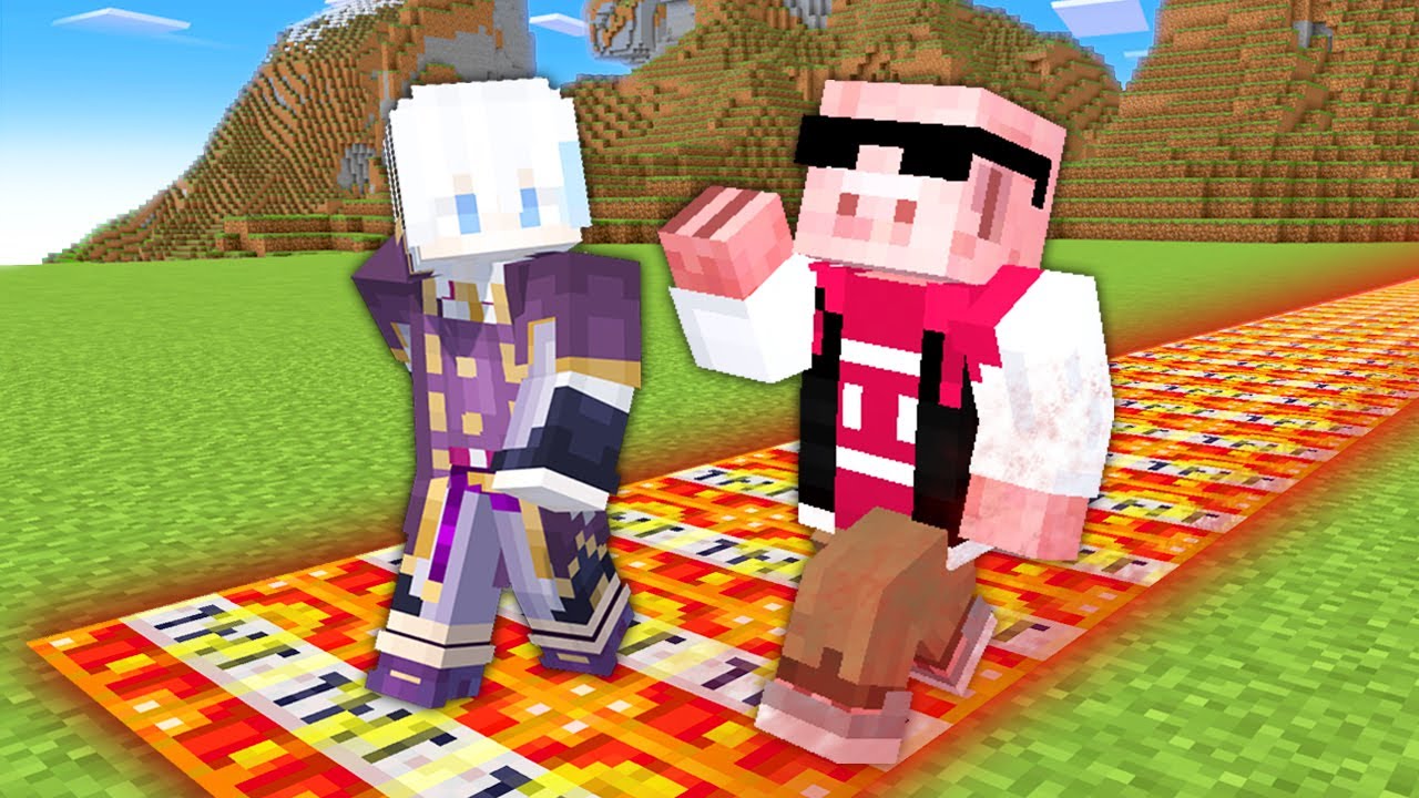 【マイクラ鬼畜】歩いたところが強化TNTラッキーブロックの世界でエンドラ討伐！