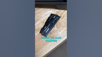 EASY PC RAM UPGRADE IN UNDER 30 SECONDS