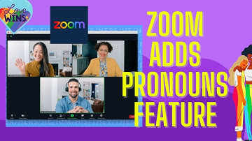 Zoom Adds Pronouns Features