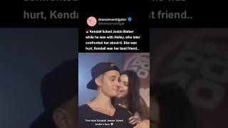 Kendall Jenner licked Justin Bieber and Hailey called her out #justinbieber #haileybieber
