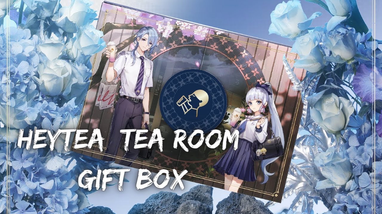 HEYTEA x Genshin limited Tea Room Gift Box YouTube