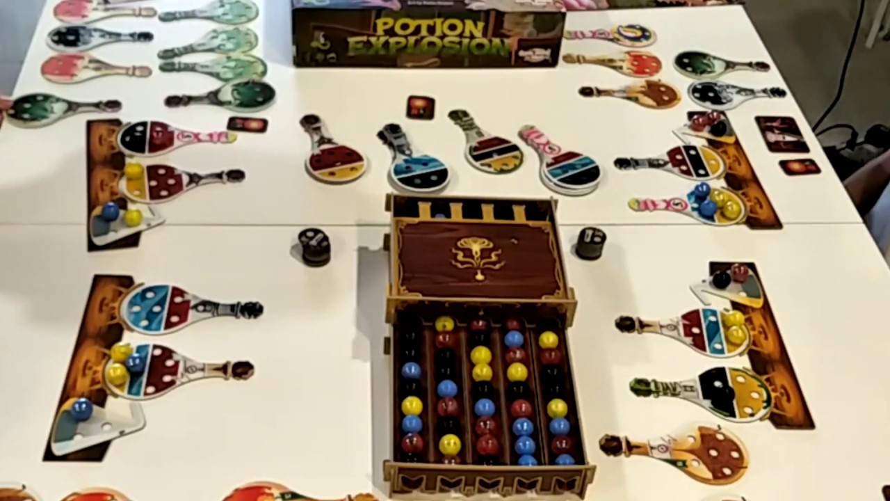 Potion Explosion Board Game Gameplay YouTube