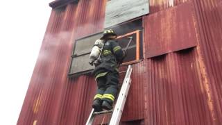 Firehouse Fabricators Firefighter Training Fire-Frame Window Simulator