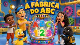 A FÁBRICA DO ABC - Música dos Números de 1 a 10, Alfabetização e Gestos (Aprender Cantando )