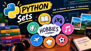 Python Sets Explained for Beginners 🔥 | Add, Remove, Union & Intersection