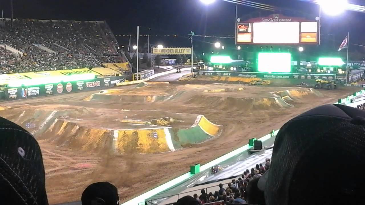 Donald epidendio in titan and Dennis Anderson in grave digger