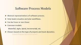 Understanding Software Processes 1 - Introduction