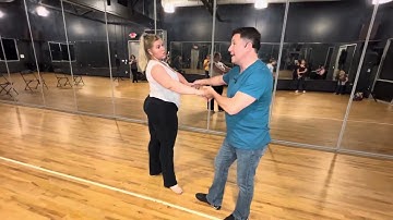 Two Step- Intermediate Social Patterns-Fold to Pop Out, J-Hook to Shoulder Check