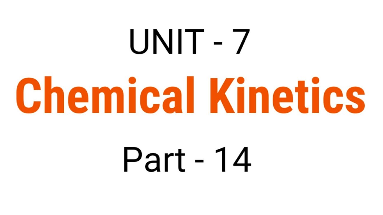 Integrated Rate law for a zero order Reaction | Chemical Kinetics | TN ...