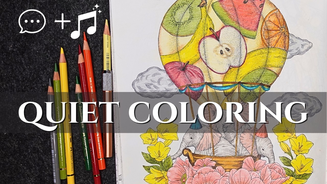 Quiet Coloring with Polychromos | Leon's Journey