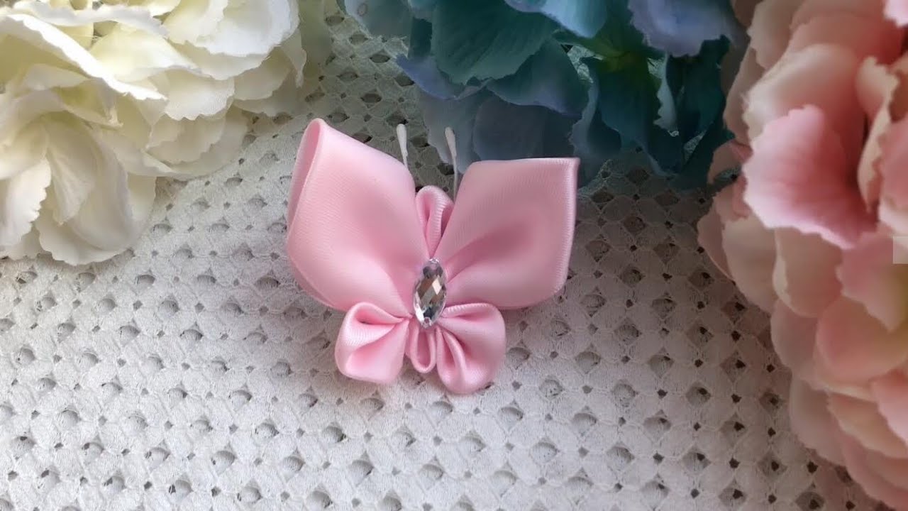 立体蝴蝶发夹手工教程