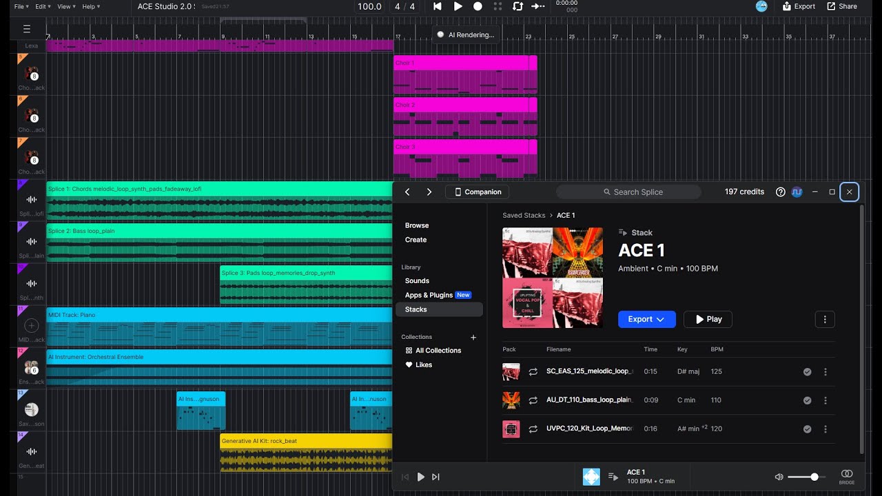 ACE Studio 2 0 | Splice Project