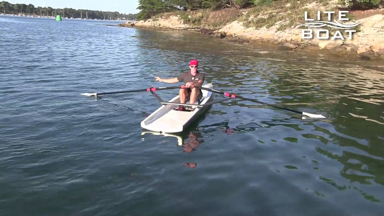 Liteboat: how to steer your rowing boat - YouTube