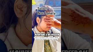 Mountains & My Freedom || #solo #travel #mountains #manali #shimla #himachal #hrtc #trending #video