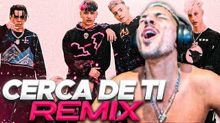 REACCIONANDO A CERCA DE TI REMIX