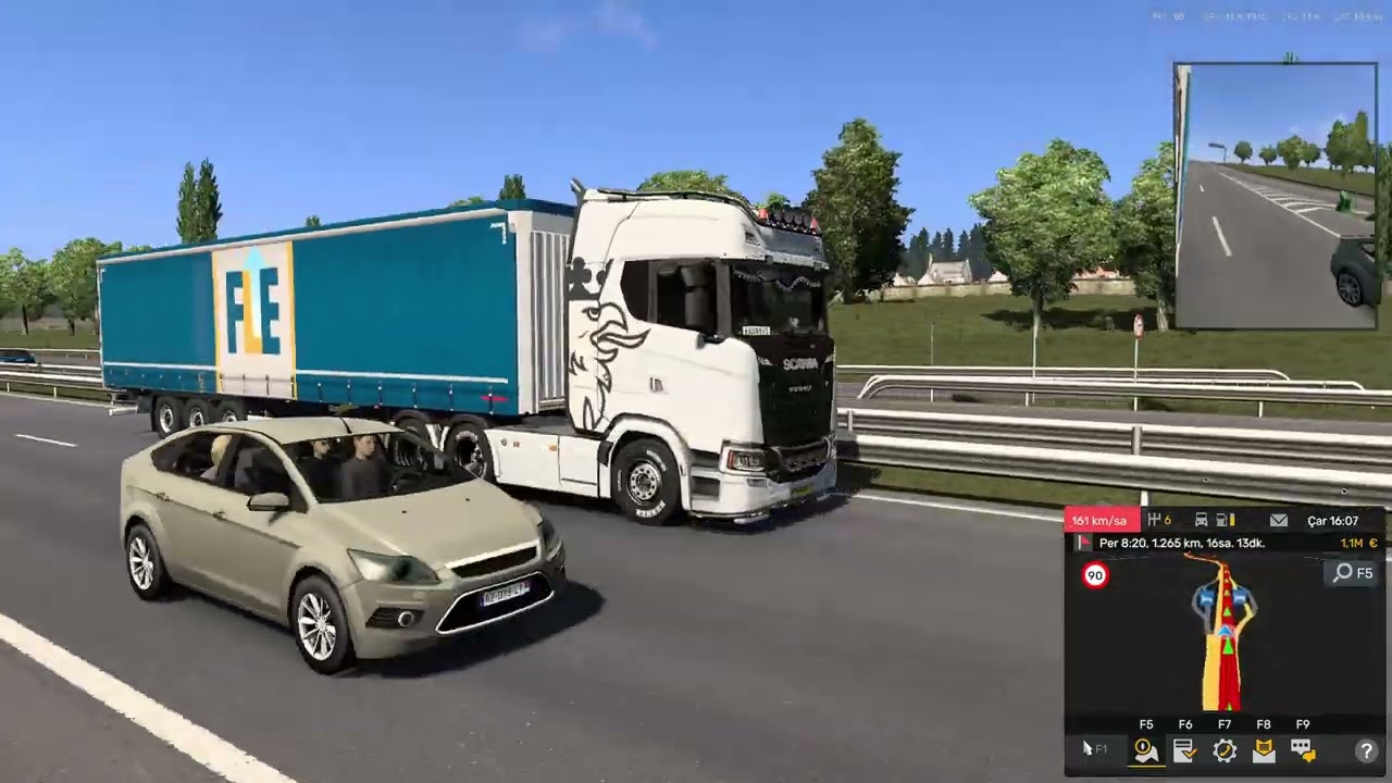 Euro Truck Simulator 2 | 1440p 60fps | 1500hp mode