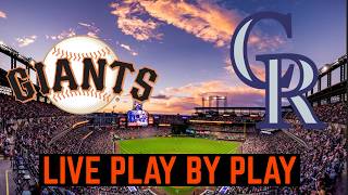 San Francisco Giants vs Colorado Rockies Live Play-by-Play & Game Audio
