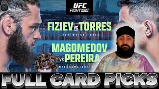 UFC Baku Full Card Picks &amp; Predictions | Fiziev vs Torres | The MMA Lock-Cast #385