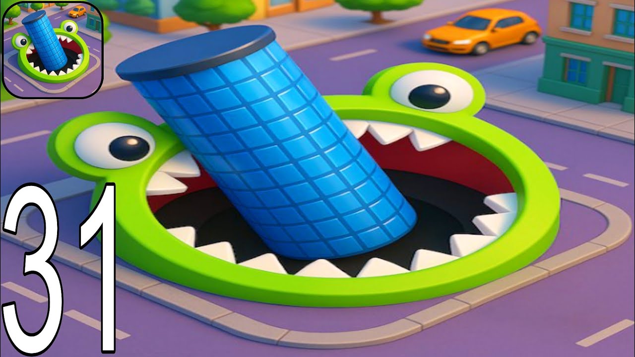 Hole.io - Gameplay Walkthrough Part 31 Tutorial NEW Mobile Game (Android,ios)