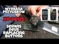 #Serwis Naprawa XP Deus, wymiana front panel, Deus replacing buttons.