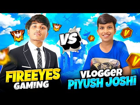 Vlogger Piyush Joshi Challenged Me For 1 Vs 1 😡 Ab Kya Hoga??😓 - Garena Free Fire