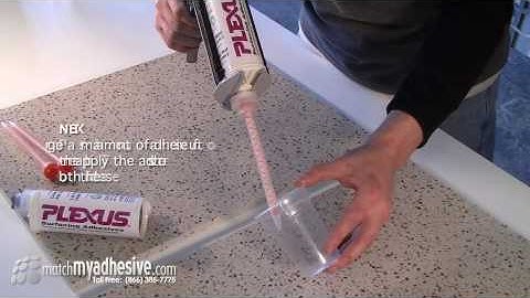 Seaming Solid Surface with Plexus Adhesive
