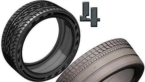 4-Project 36| Re-Scale Tire |SolidWorksTutorial : snow pattern pr.1 -pattern 3