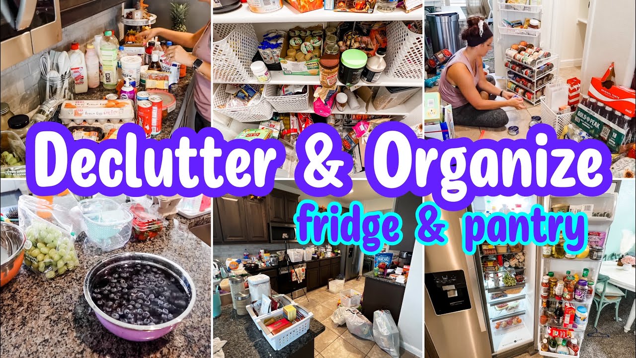 *MAJOR* DECLUTTER AND ORGANIZE | PANTRY & FRIDGE DECLUTTER | EXTREME ...