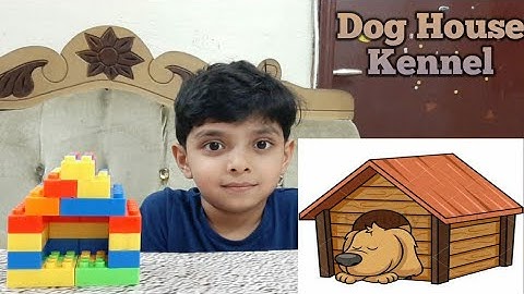 Building blocks for kids/how to make a Dog House using Blocks/Blocks game for kids
