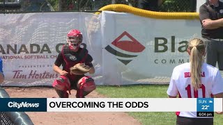 Softball player survives legionnaires', aims for Olympics