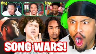 KJ Reacts to Plaqueboymax RISING STARS Song Wars!