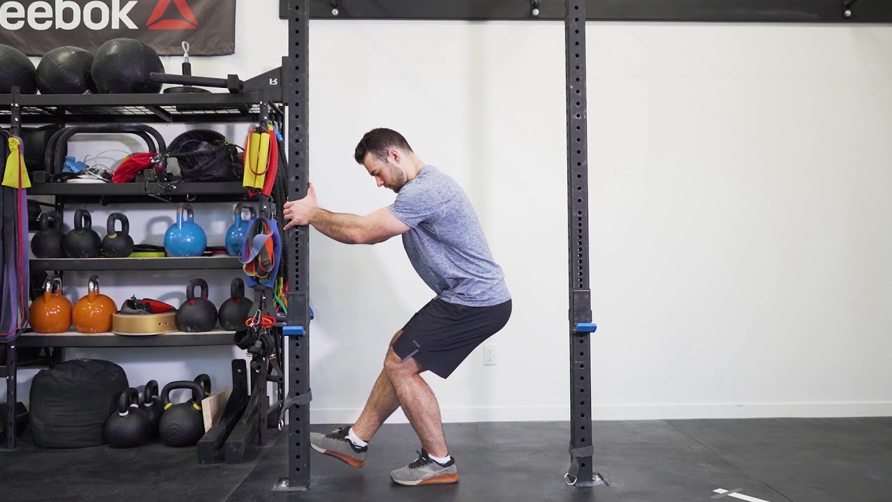 Assisted Pistol Squat Negatives - YouTube