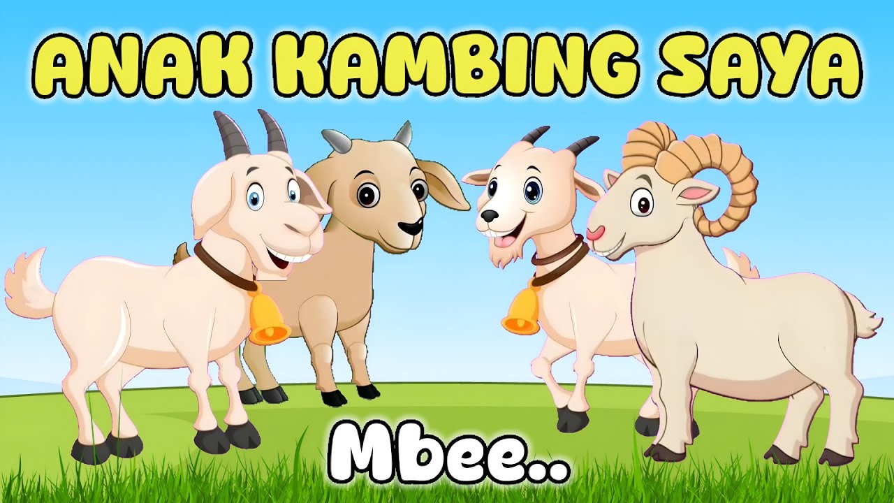 Lagu Anak Kambing Saya 🐐 Lagu Anak Lucu | Lagu Anak Indonesia Viral Terbaru | Lagu Anak Populer