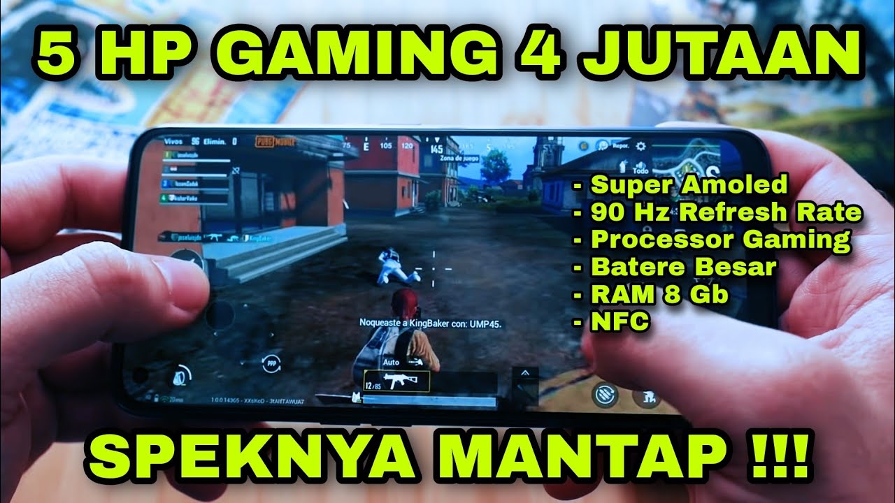 5 REKOMENDASI HP GAMING 4 JUTAAN TERBAIK NOVEMBER 2020
