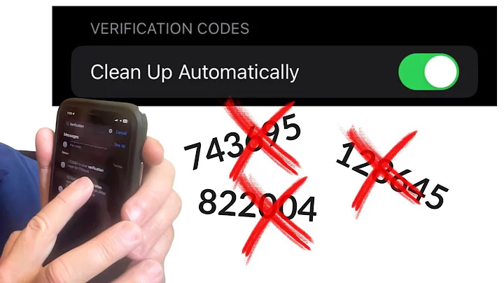 Automatically Delete Verification Codes on your iPhone in iOS 17