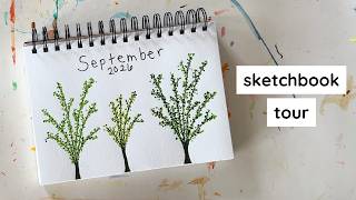 Everything I Made in My Sketchbook in September 2026 | Early Autumn Color Palette