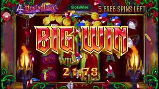 4 DEALS WITH THE DEVIL - NEW SLOT FROM 4THEPLAYER - AWESOME FREE SPINS ROUND! - SlotsWise screenshot 5