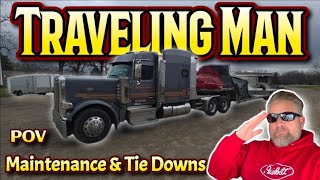 Flatbed Load Securement Most People Never See (POV Trucking)