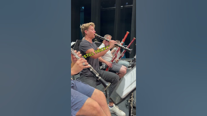POV: Clarinetist in Orchestra Rehearsal #clarinet