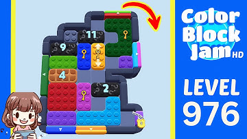 Color Block Jam Level 976 Solution Walkthrough