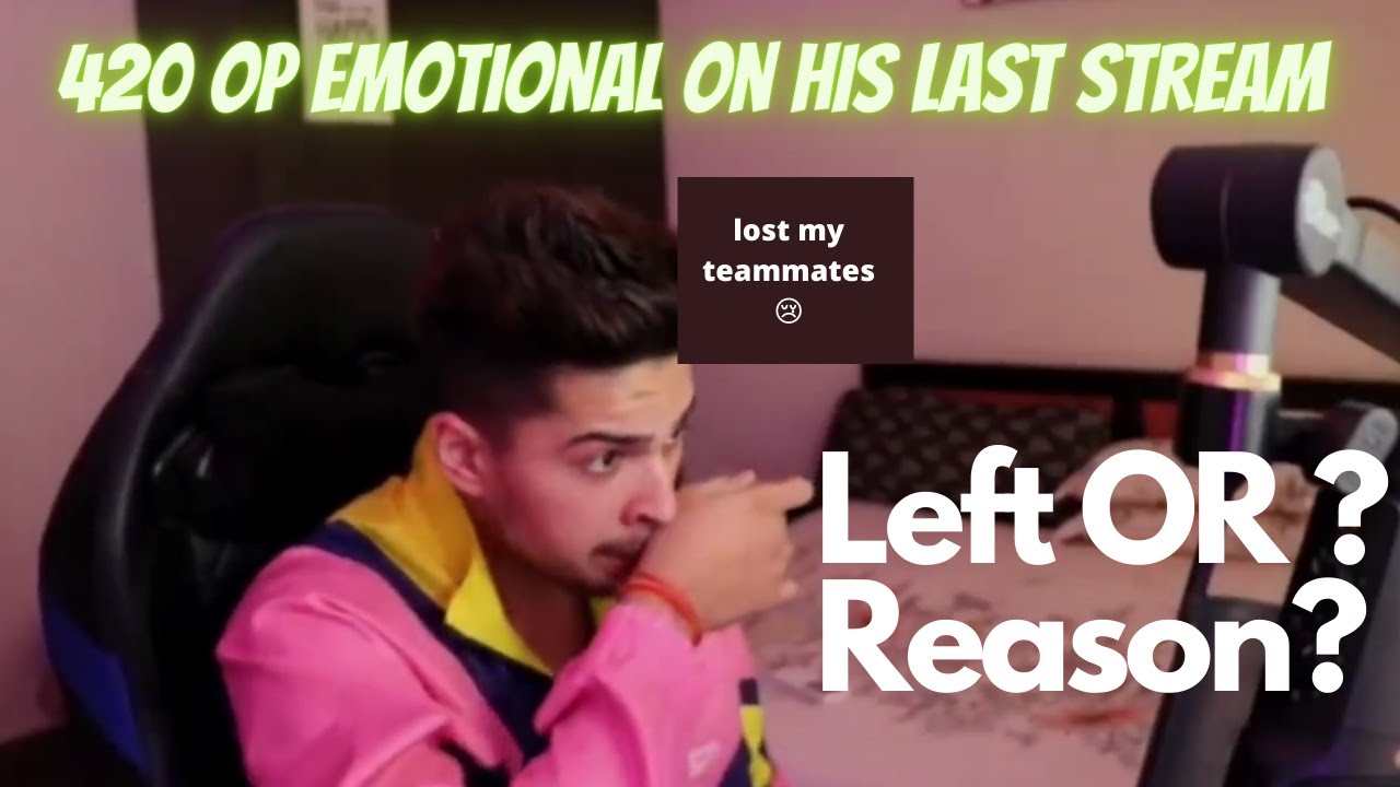 420 OP EMOTIONAL AFTER RACIST STATEMENT | LEFT OR? REASON? REPLY TO HIS FANS AND APOLOGIZE AGAIN