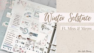 Winter Solstice :: Ft. Miss & Meow! Winter Plan with Me!// Jan. 2021