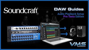 DAW Audio Playback Setup (Pro Tools Edition) | Soundcraft Ui24R Mixers