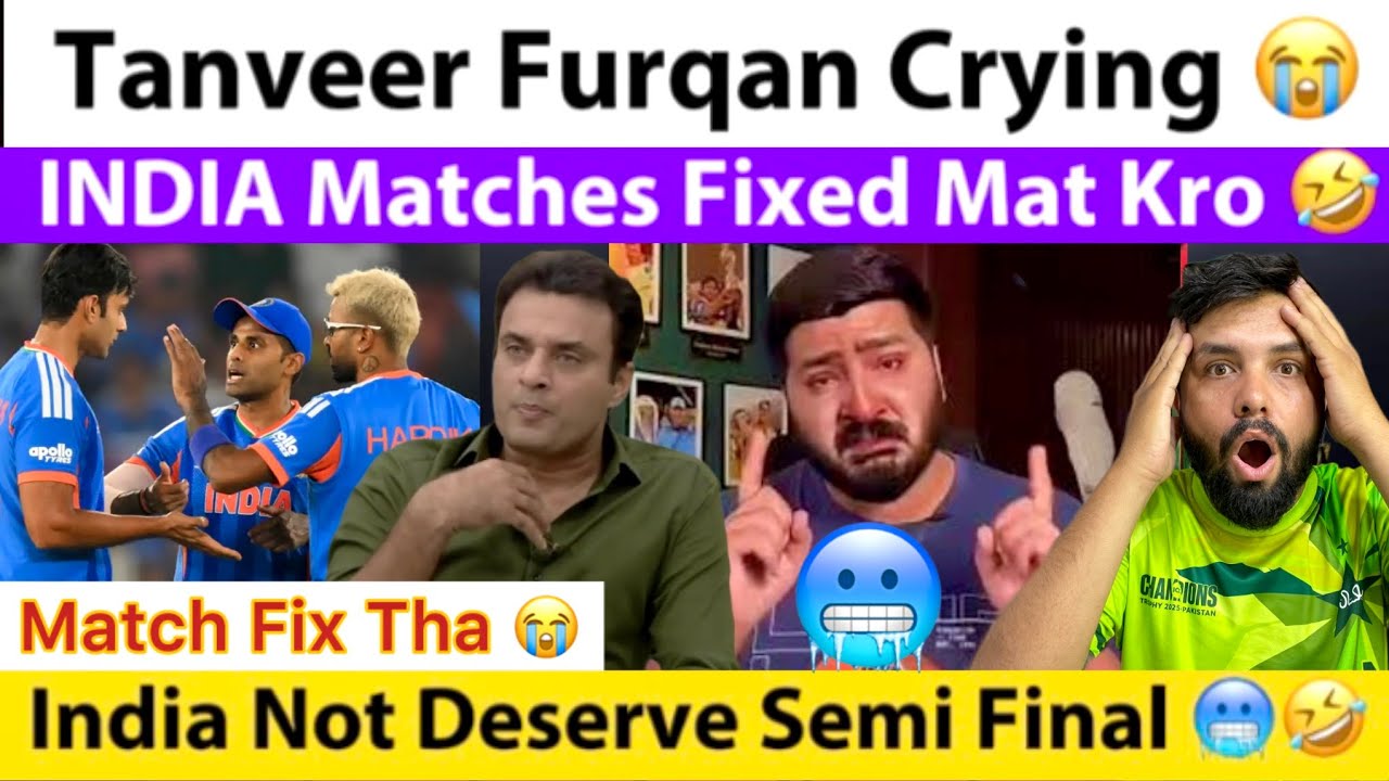 Tanveer & Furqan Crying 😭 India Matches Fixed Mat Kero ZIM Vs IND & SA Vs Wi | IND Semi Final ❌