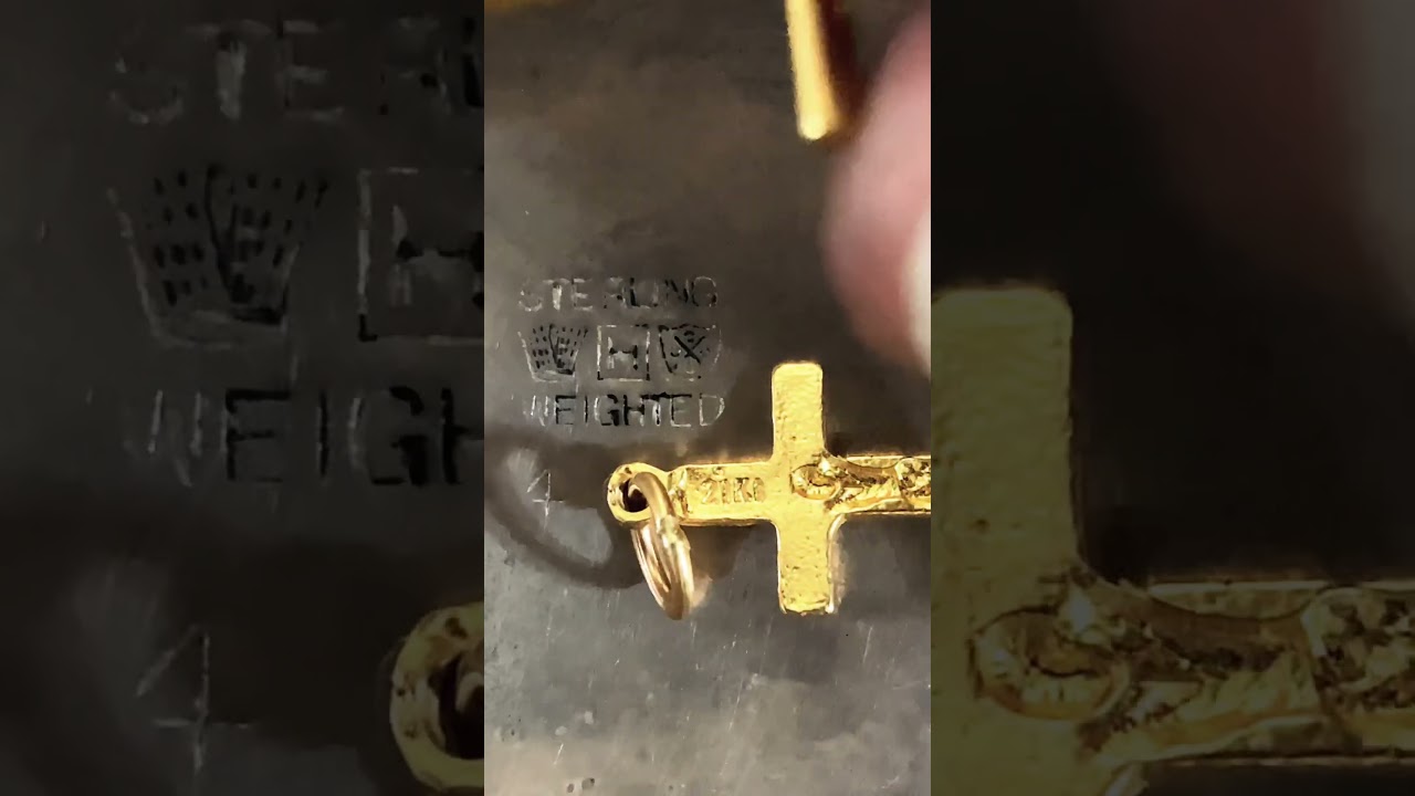 Will 24 Karat 9999 Gold Scratch Sterling Silver? Gold Hardness Demonstration 