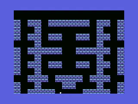 Procedurally generated maze just like Atari 2600's Entombed on the MSX